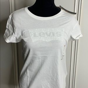 levi sequin t shirt
